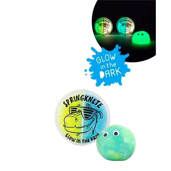 Hey Dino Springknete, blau-gelb, 15gr, Trendhaus