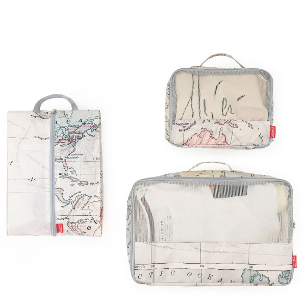 Legami Reisetaschen im Set - Travel Organiser, Set mit 3 Reisetaschen Travel