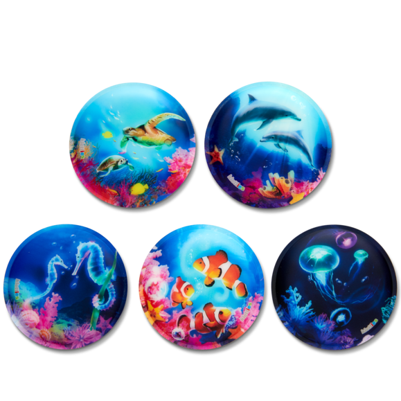 Ergobag Klettie-Set Leuchtende Unterwasserwelt