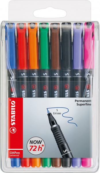 STABILO Folienschreiber OHPen universal, Permanent Superfine
