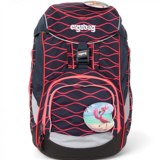 Ergobag Schulranzen-Set Pack WellenreitBär LUMI-Edition