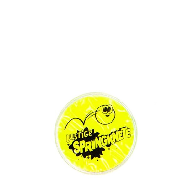 Lustige Springknete, neon-gelb, 15gr, Trendhaus