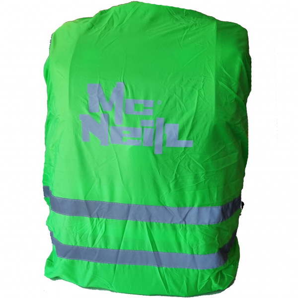 McNeill Regenhaube neongrün mit reflektierendem Logo