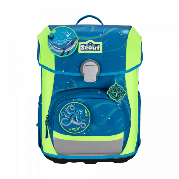 Scout Schulranzen-Set Neo Deep Sea