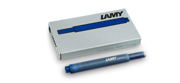 Lamy Tintenpatronen blau nicht löschbar T10