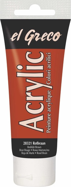Kreul Acrylic el Greco 75ml Rotbraun