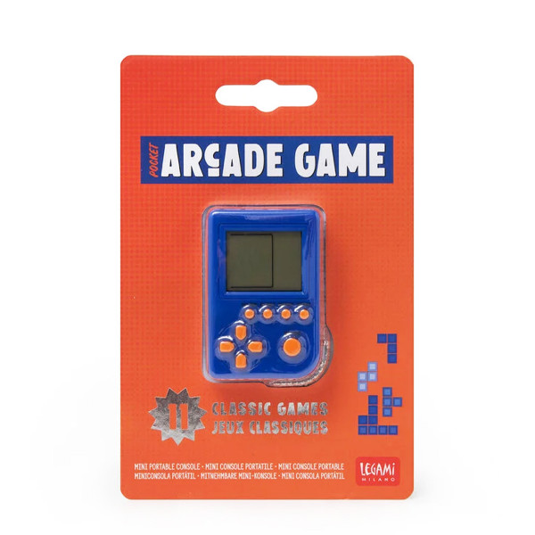 Legami Retro Pocket Arcade Game - Tragbare Mini-Konsole, Depesche