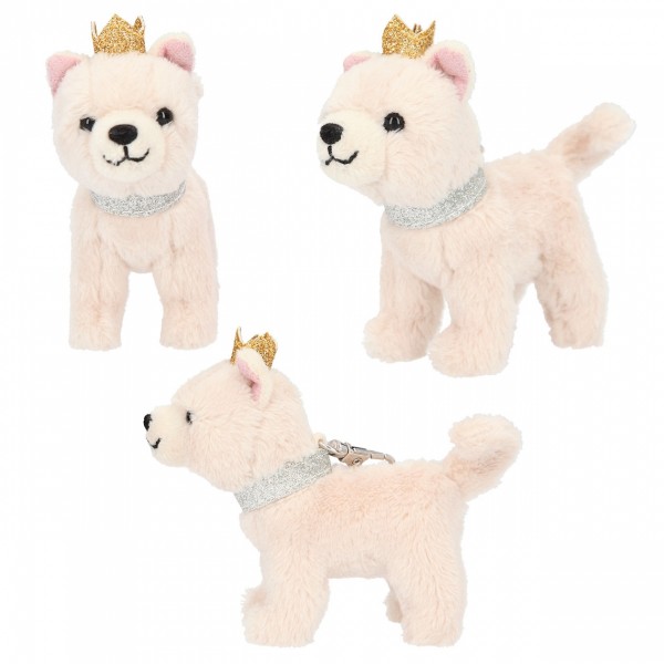 TOPModel Plüsch Hund Anhänger Fluffy mit Krönchen, Depesche