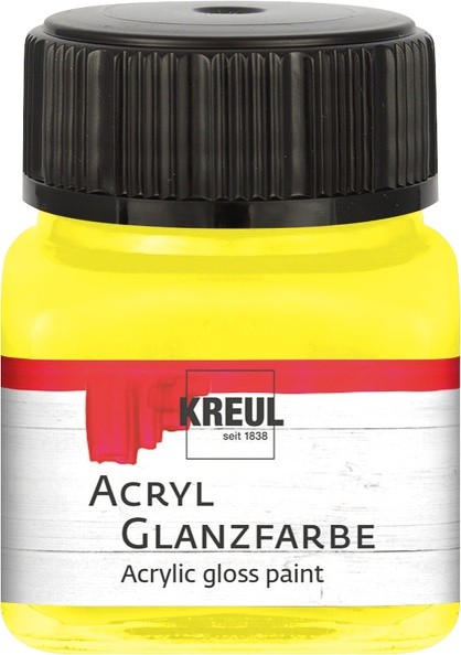 Kreul Acryl Glanzfarbe 20ml gelb
