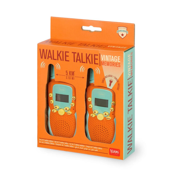 Legami Retro 2er-Set Walkie-Talkies, Depesche