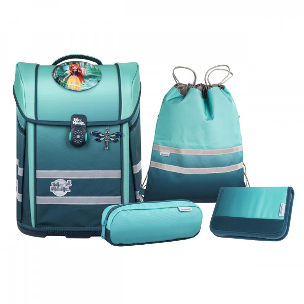 McNeill Schulranzen-Set Perfecto Gradient Blue Lagoon