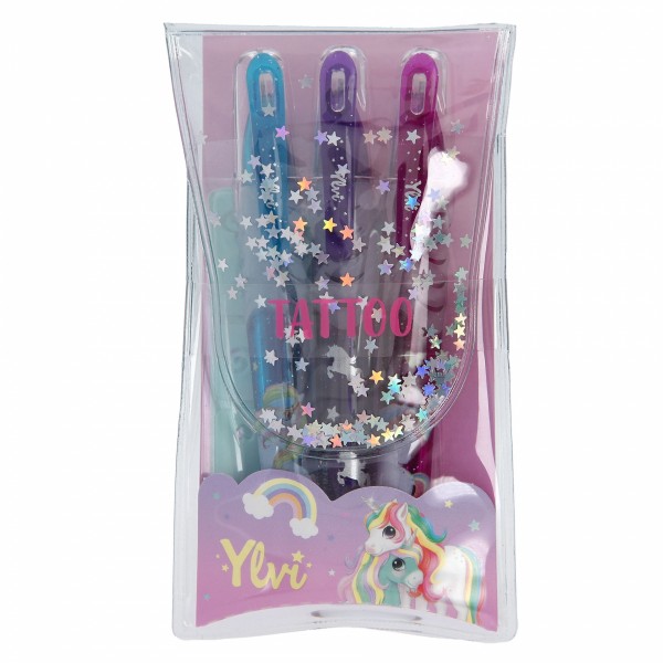 Ylvi Tattoo Glitzer Gelstifte, Depesche