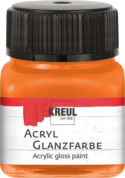 Kreul Acryl Glanzfarbe 20ml orange