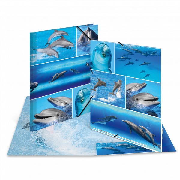 Sammelmappe A4 Karton Delfine HERMA