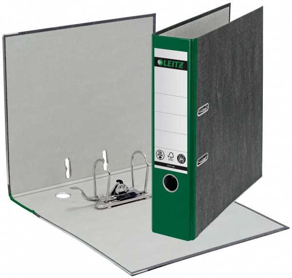 Qualitäts-Ordner 180° A4 80mm grün Leitz