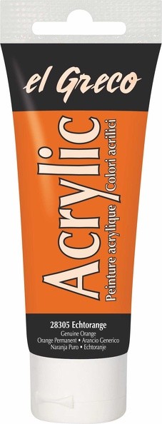 Kreul Acrylic el Greco 75ml Echtorange