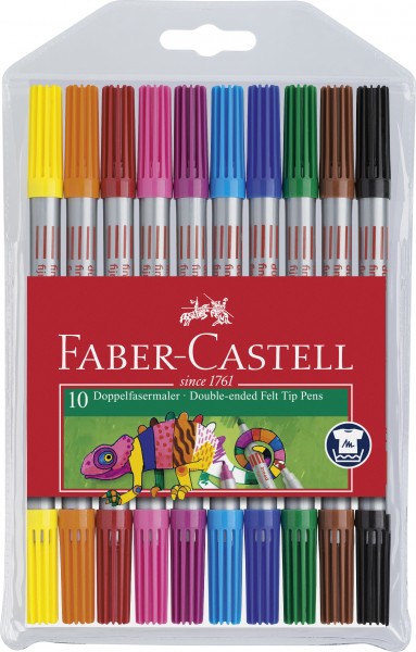 Faber-Castell Doppelfasermaler 10er Etui