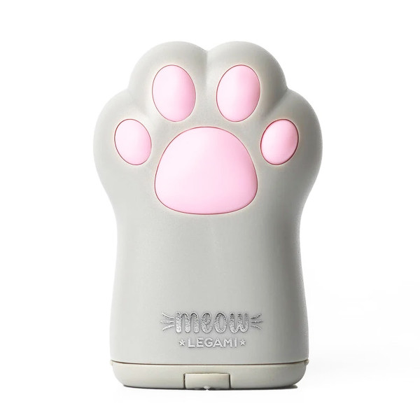 Legami Spitzer Katzenpfote Meow, Anspitzer mit Spiegel und Behälter Meow