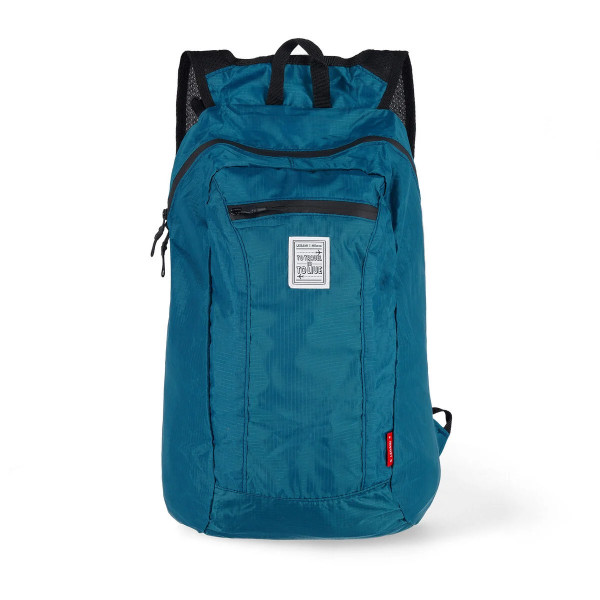 Legami Leichter faltbarer und wasserfester Rucksack, blau