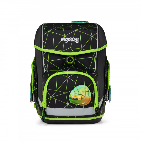 Ergobag Schulranzen-Set CUBO CyBär Race