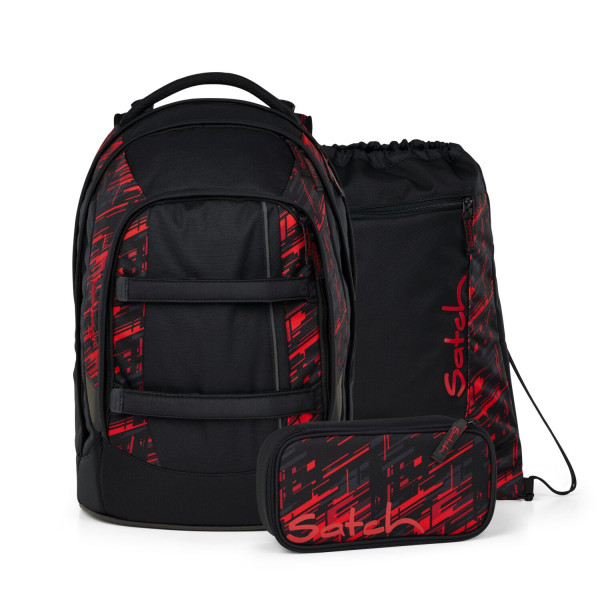 Satch Schulrucksack-Set Pack Midnight-Edition Night Rider