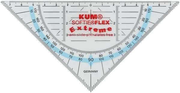 KUM Geometriedreieck 16cm 262 Flex Extreme TB