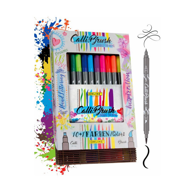 Calli.Brush - Brush Pen Set 11 Farben