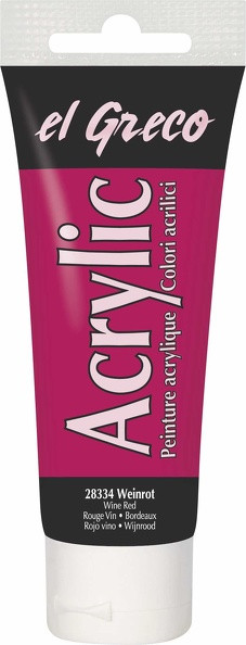 Kreul Acrylic el Greco 75ml Weinrot