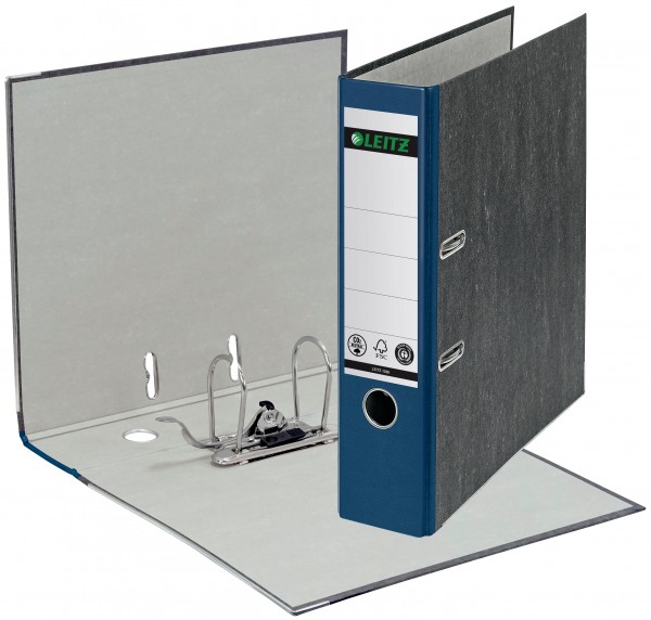 Qualitäts-Ordner 180° A4 80mm blau Leitz