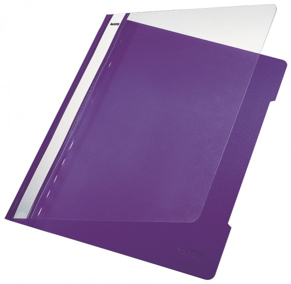 Hefter Plastik A4 PVC violett Leitz