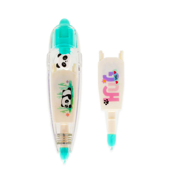 Legami Stift mit Dekoband Panda - Deco Tape, Stift mit Dekoband Panda