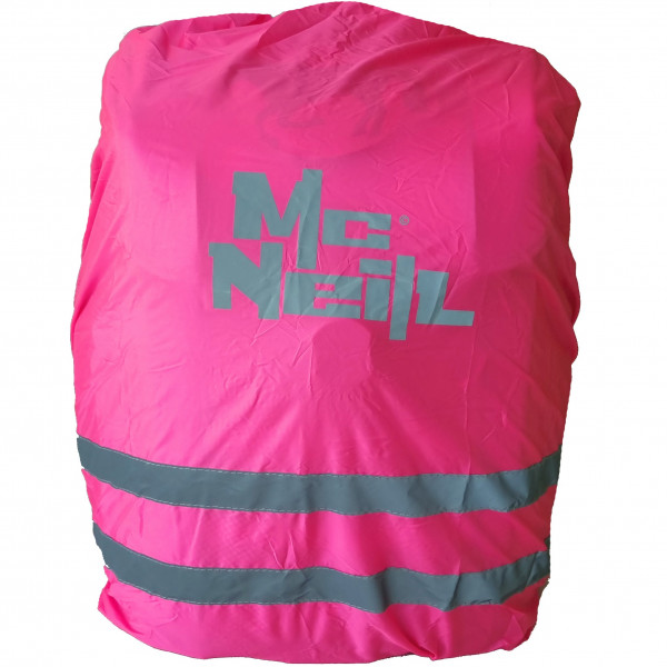 McNeill Regenhaube neonpink mit reflektierendem Logo