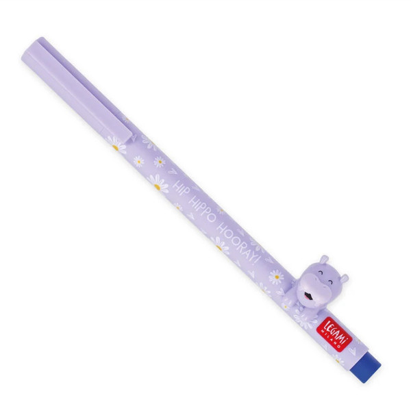 Legami Gelstift Hippo, Gelstift mit Deko Hippo aus der Familie Lovely Friends