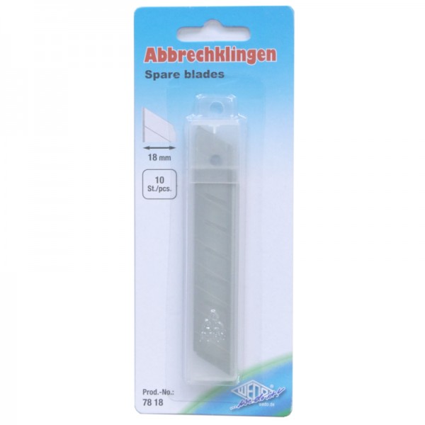 Cutter Ersatzklingen 18mm 10 St. Messer im Etui WEDO®