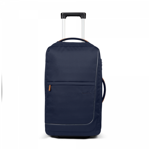 Satch Rollkoffer Check-In Trolley Flow M Pure Navy