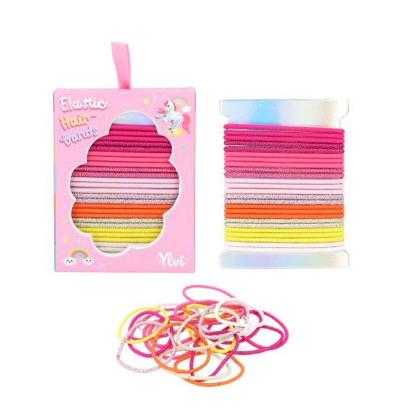 Ylvi Elastische Haarbänder Glitzer, 25St/Packg, Depesche