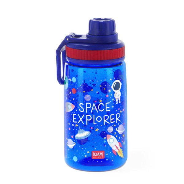 Legami Trinkflasche Space, Kinder-Trinkflasche - Let&#039;s Drink mit Space-Motiv