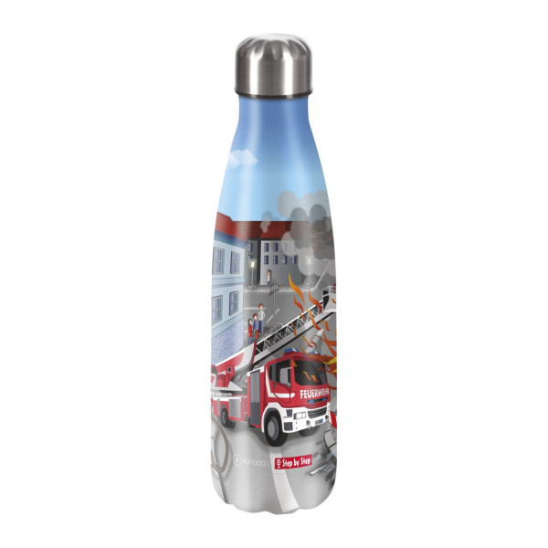 Step by Step Edelstahl-Trinkflasche Fire Engine Brandon