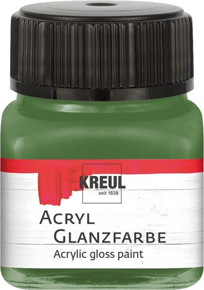 Kreul Acryl Glanzfarbe 20ml Olivgrün