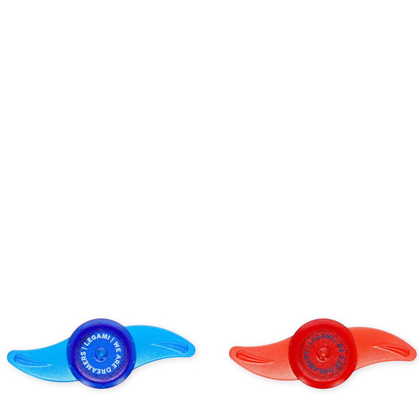 Legami Fahrradspeichen Lichter Space blau-rot, Ride &amp; Shine, Set/2