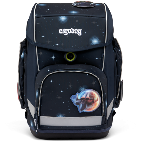 Ergobag Schulranzen-Set Cubo Galaxy Glow-Edition KoBärnikus