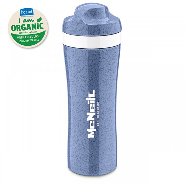 McNeill Trinkflasche OASE ORGANIC von Koziol 425ml blau