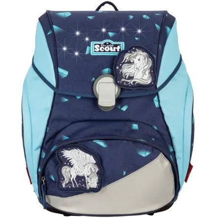 Scout Schulranzen-Set Alpha Exclusiv LED Pegasus