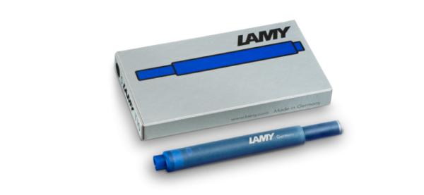 Lamy Tintenpatronen blau löschbar T10