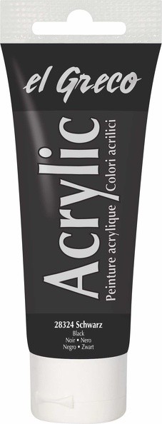 Kreul Acrylic el Greco 75ml Schwarz