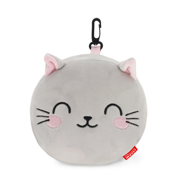 Legami Reisekissen Katze Kitty mit Schlafmaske, Travel Budy Kitty
