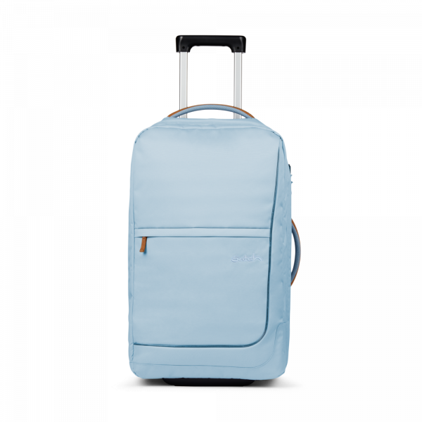Satch Rollkoffer Check-In Trolley Flow M Pure Ice Blue