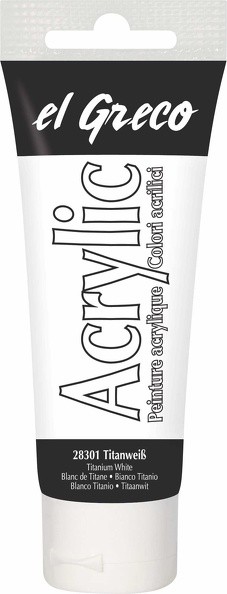 Kreul Acrylic el Greco 75ml Titanweiß