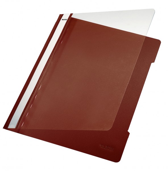 Hefter Plastik A4 PVC braun Leitz