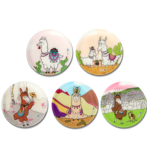 Ergobag Klettie-Set Lamas